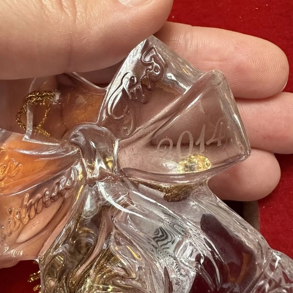 MARQUIS BY WATERFORD CRYSTAL - OUR FIRST CHRISTMAS BELL ORNAMENT - 2014 - Picture 4 of 8